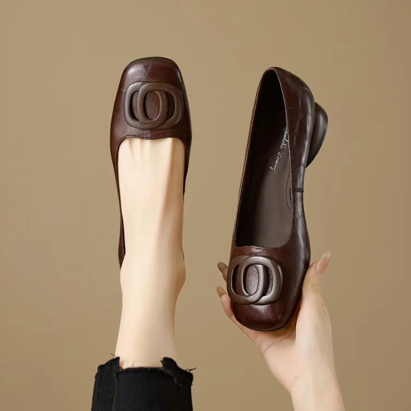 Women'S Shoes - Franse stijl damesschoenen Pumps Leren schoenen