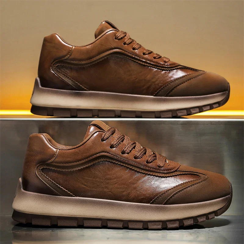 Waterproof Goretex Running Shoes - Luxe herensneakers Alle seizoenen lederen casual