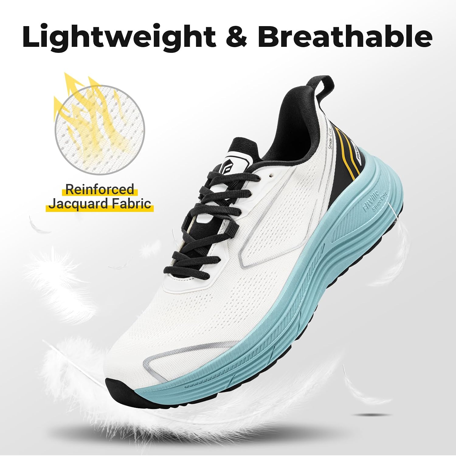 FitVille Heren Wide Fit Road R - Lightweight Road Running Shoes recensie en prijs