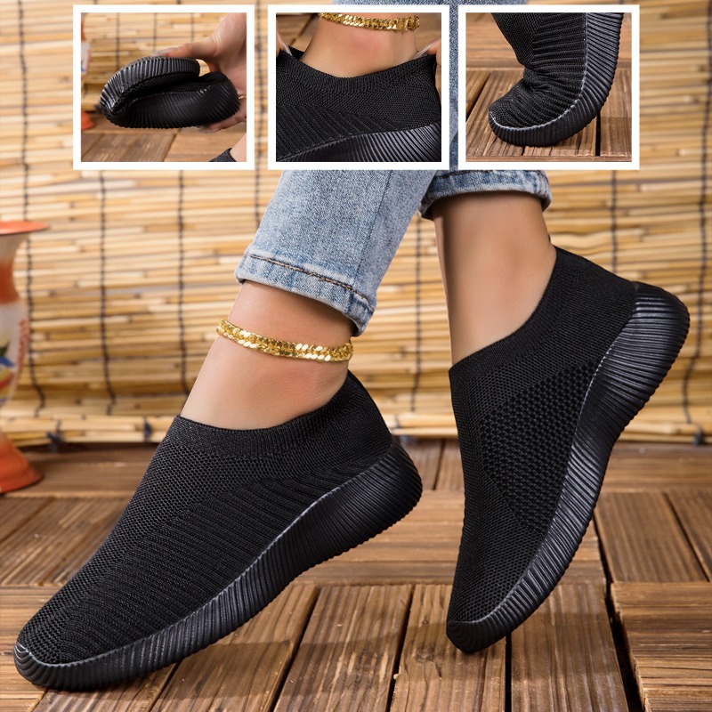 Dames Sneakers Ademend Gebreid - Breathable Mesh Athletic Shoes recensie en prijs