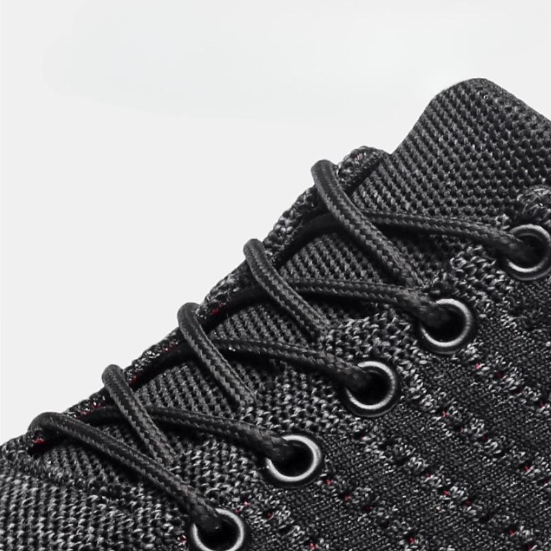 Herensneakers Gebreide schoene - Knit Fabric Lace Up Sneakers recensie en prijs